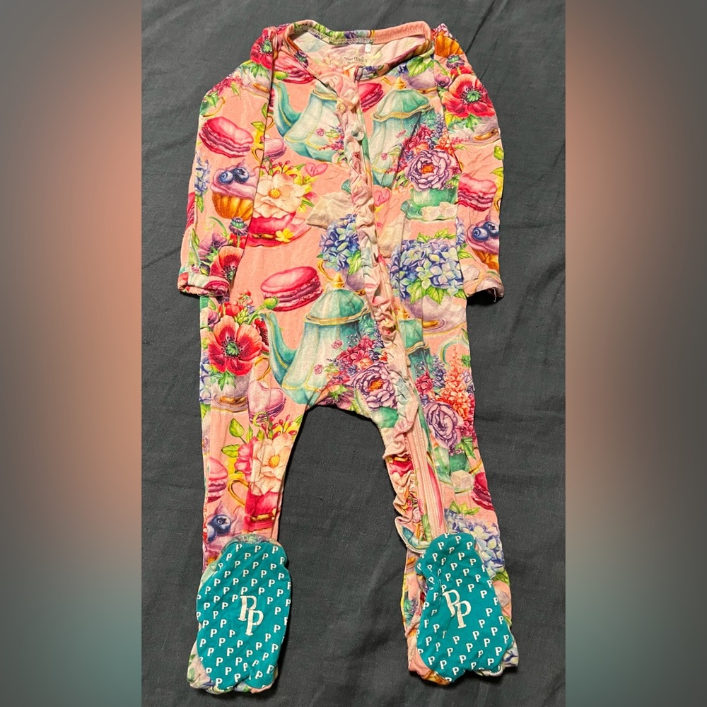 Posh Peanut Peplum Bummies Elizabeth 18-24 months